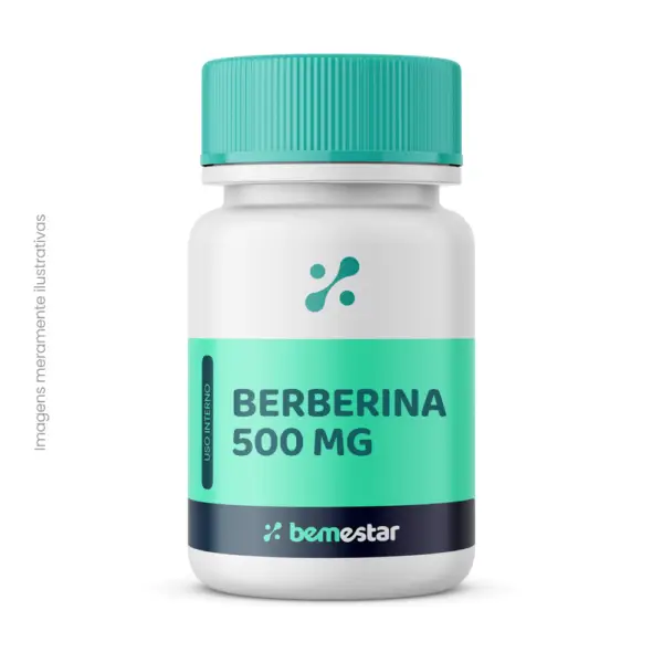 Berberina 500 mg 60 Cápsulas