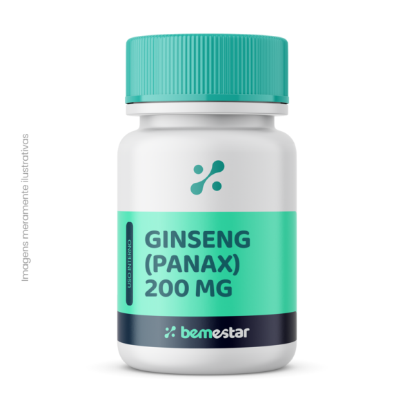 Ginseng (Panax) 200 mg 60 Cápsulas