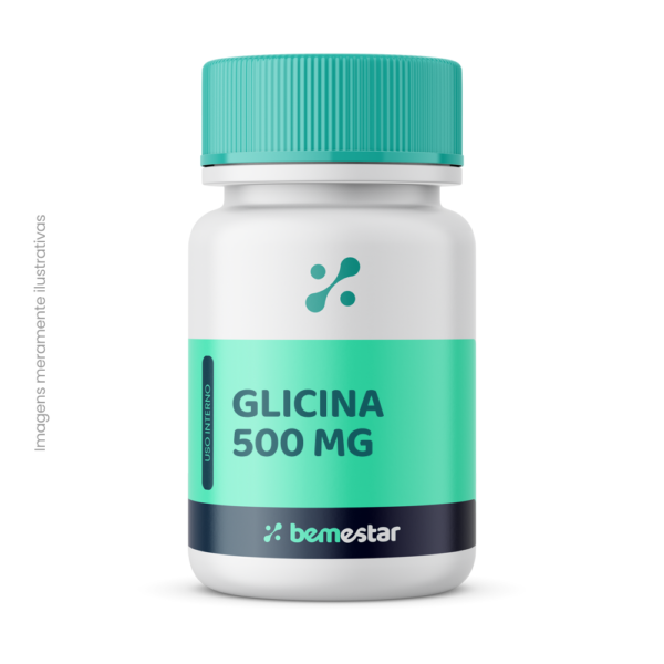Glicina 500 mg 60 Cápsulas