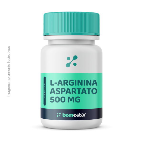 L-Arginina Aspartato 500 mg 100 Cápsulas