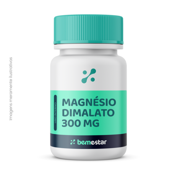 Magnésio Dimalato 300 mg 90 Cápsulas