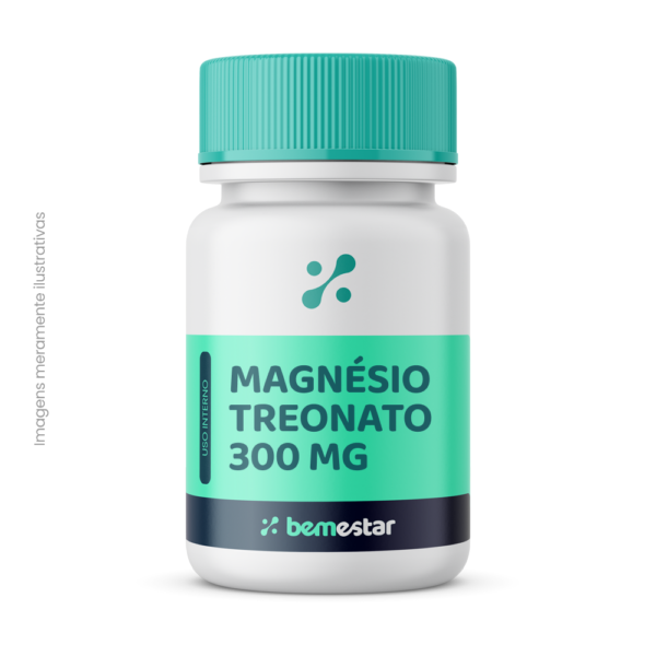 Magnésio Treonato 300 mg 120 Cápsulas